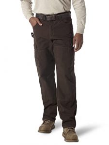 Wrangler Riggs Workwear mens Ranger work utility pants, Dark Brown, 36W x 30L US